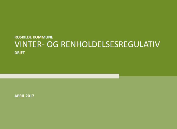Vinter- og renholdelsesregulativ i Roskilde Kommune til print