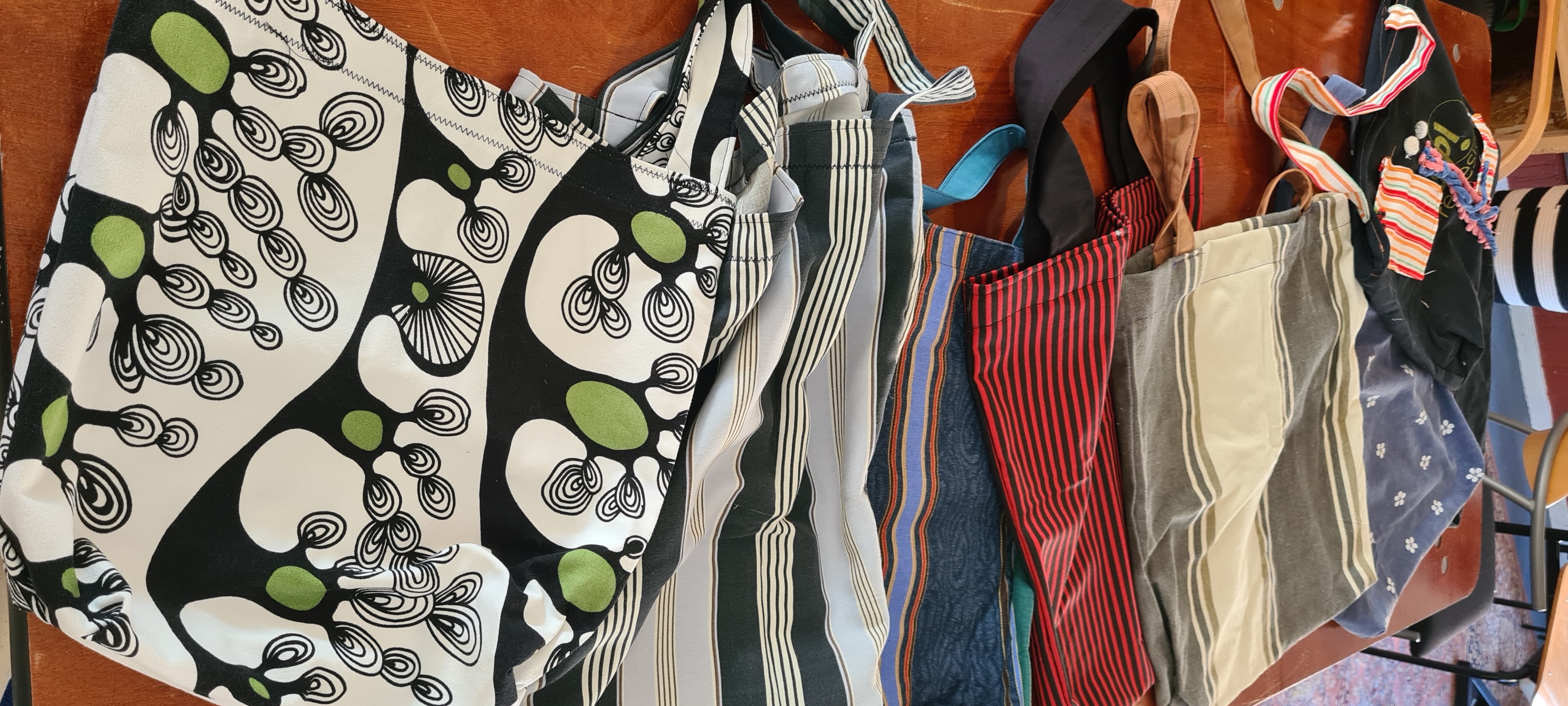 Muleposer på et bord