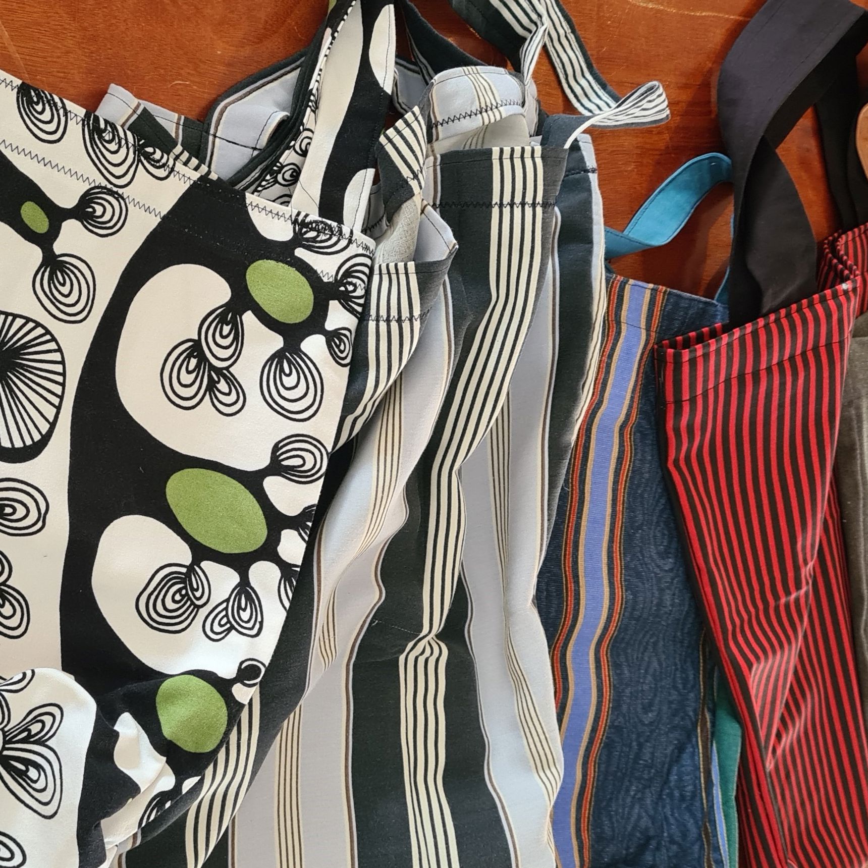 Muleposer på et bord